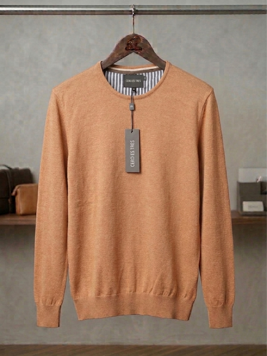 5240CA - SWEATER GAEL MAN CAMEL